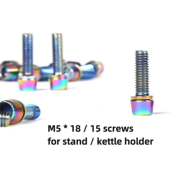 Tanke kormányszár stücni csavar készlet TK-02 M5x15mm 6 db rainbow #000820 