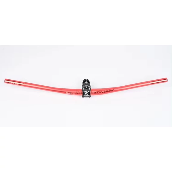 KRSec KC-990 MTB kormány 31.8mm x 760mm 6 fok alumínium fekete  #001123