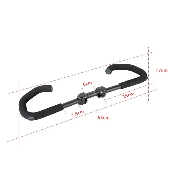 Promend behajtható országúti kormány 630mm - 170mm fekete bmkorm0003