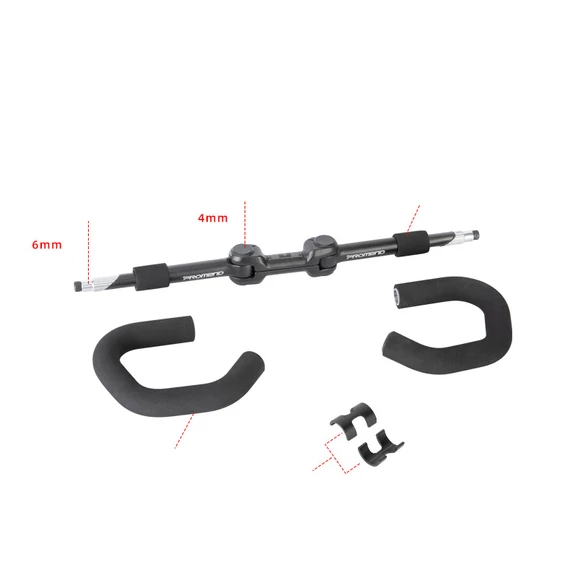 Promend behajtható országúti kormány 630mm - 170mm fekete bmkorm0003