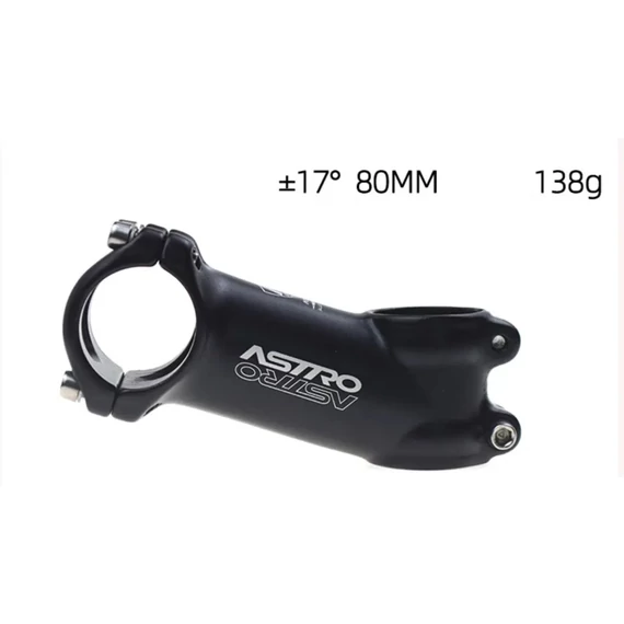 Astro kormányszár stucni EXT35 MTB 17 fok 31.8mm x 80mm fekete bmstucni0005
