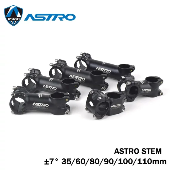 Astro kormányszár stucni EXT35 MTB 7 fok 31.8mm x 60mm fekete bmstucni0001