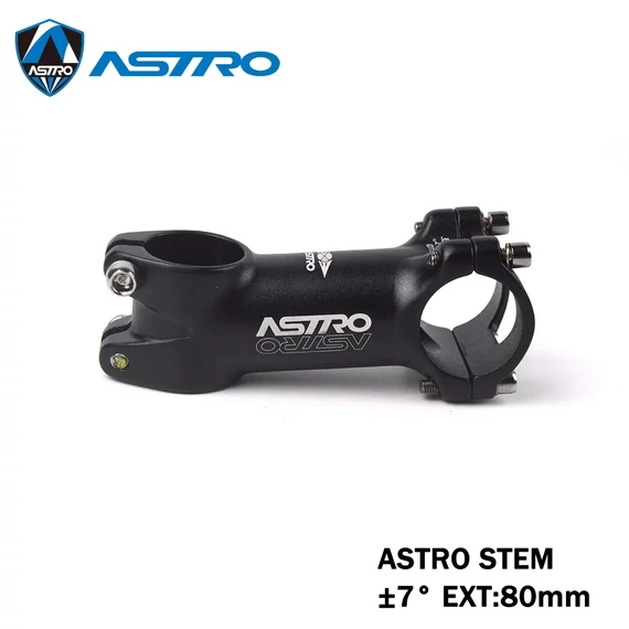 Astro kormányszár stucni EXT35 MTB 7 fok 31.8mm x 80mm fekete bmstucni0002