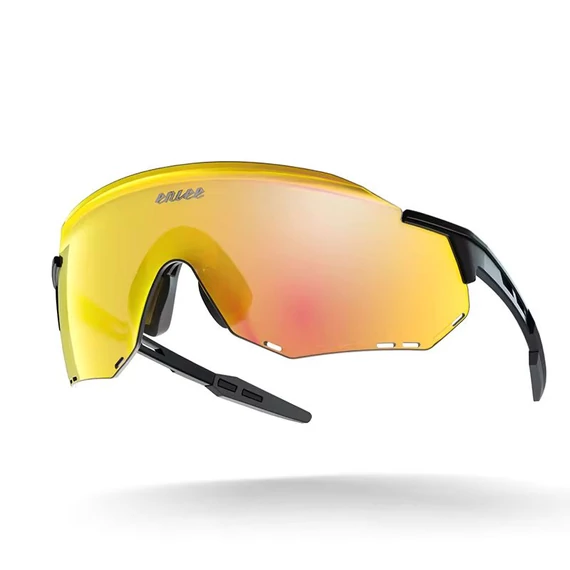 Enlee kerékpáros szemüveg E-500 UV400 fekete-sárga #000883