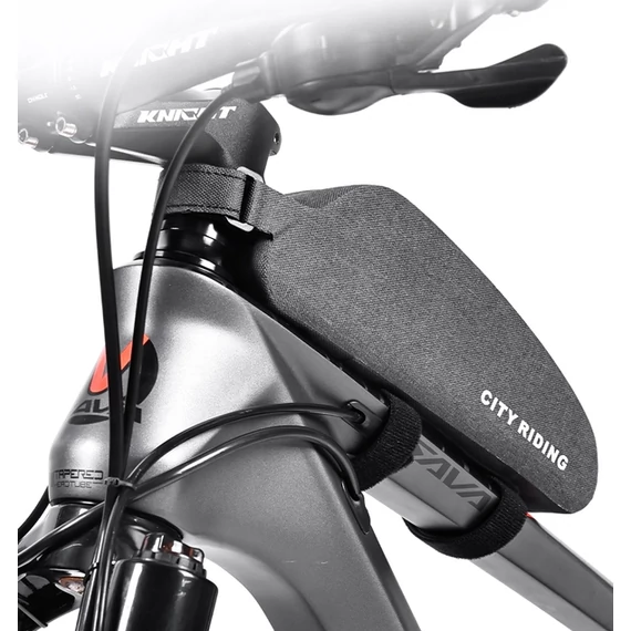 Bringamax City Frame Bag UP100 kerékpáros felsőváztáska szürke #000406