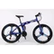 26&quot; összehajtható MTB 24 sebesség, 3 küllős kerékkel és összeteleszkópos vázzal kék 56E #000747