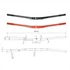 Kép 5/7 - KRSec KC-990 MTB kormány 31.8mm x 760mm 6 fok alumínium fekete  #001123