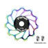 Kép 1/5 - Wake hátsó váltógörgő DL-01 11T ALU kerámia csapágyas multicolor #000573